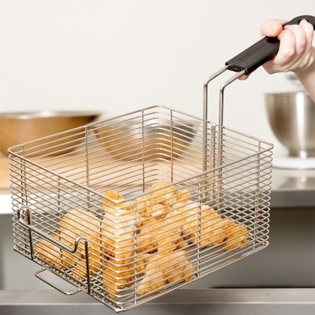 FFB2250 9in X 8in X 5in Large Fryer Basket With Front Hook